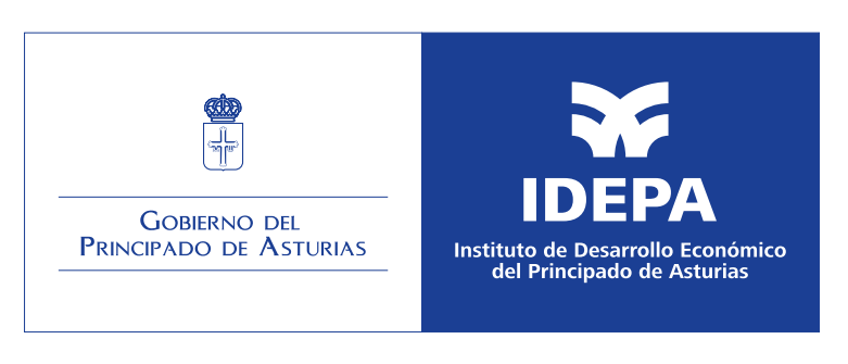Logo, IDEPA Instituto de Desarrollo Económico del Principado de Asturias.